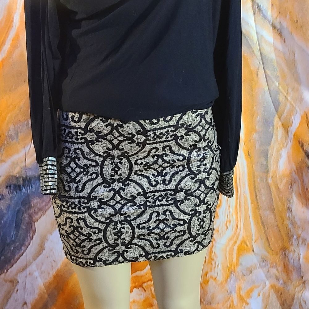 Black and silver mini 